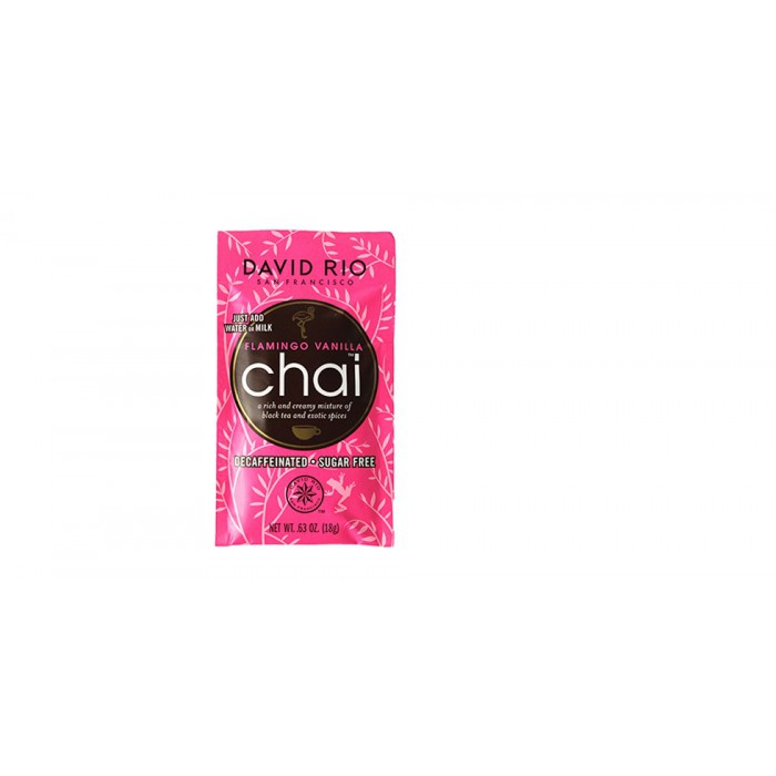 David Rio Flamingo Vanilla Decaf chai zakje
